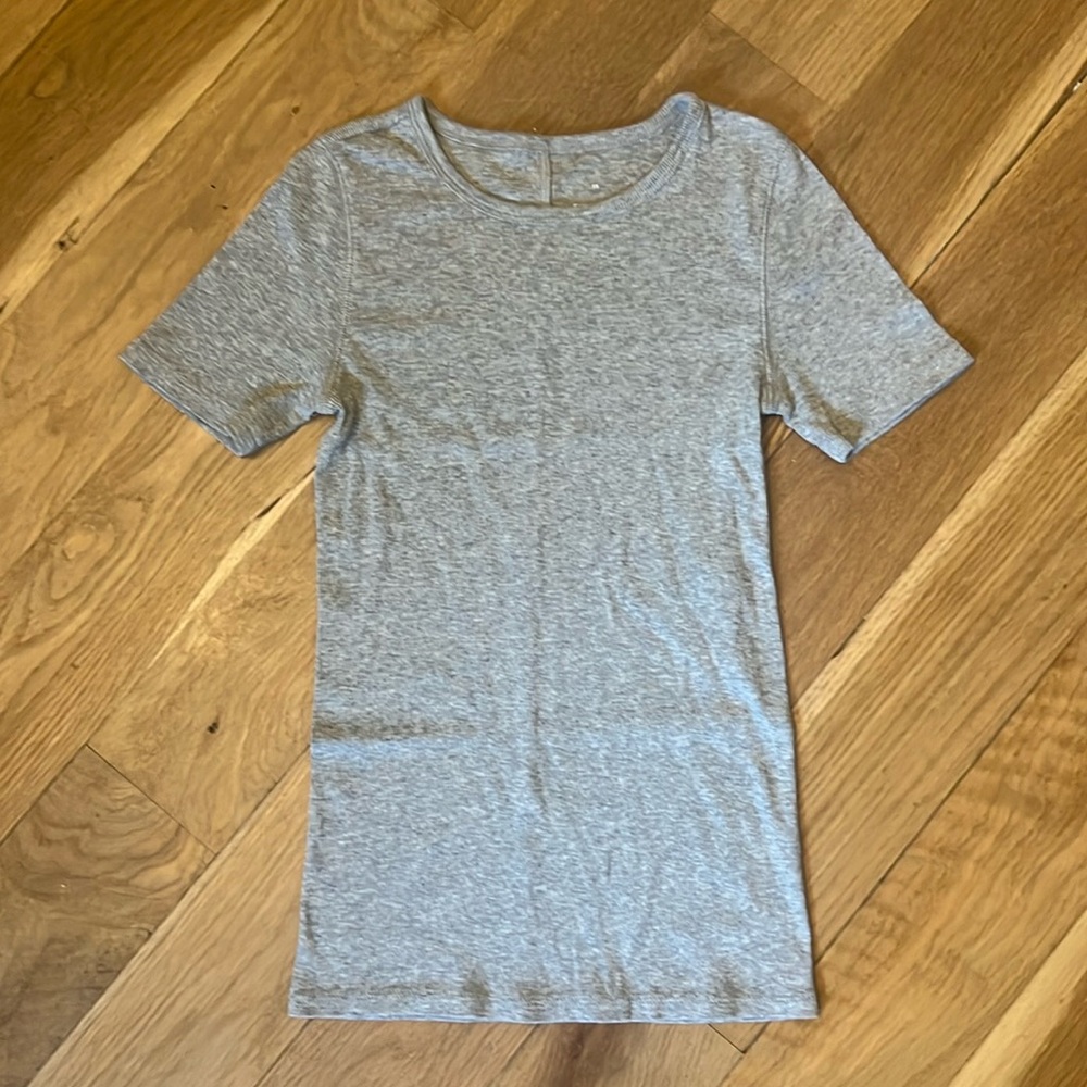 Everlane Luxe Micro-Rib Crew T-Shirt